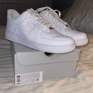 white air force ones